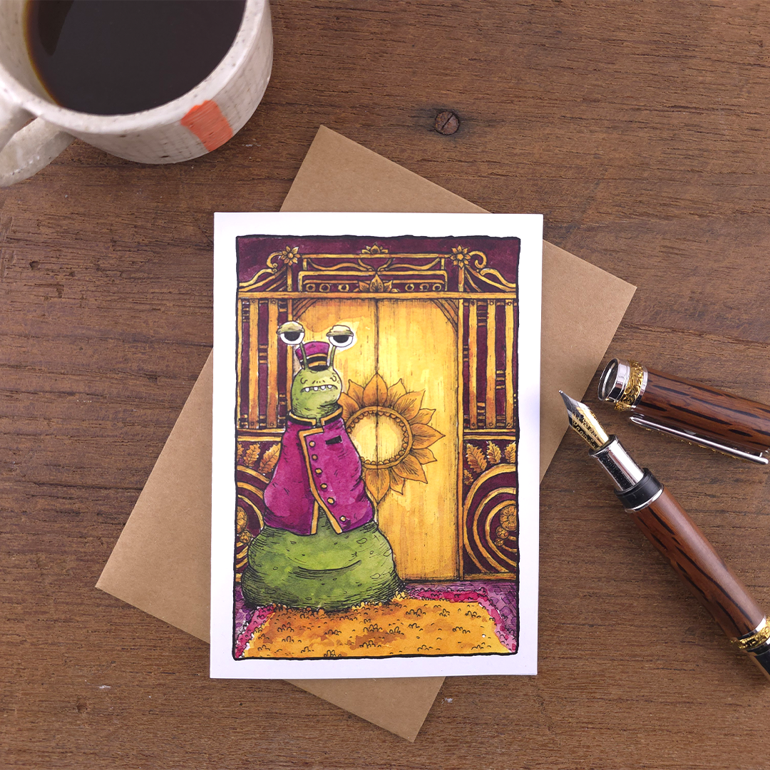 Slug Greeting Card Pack