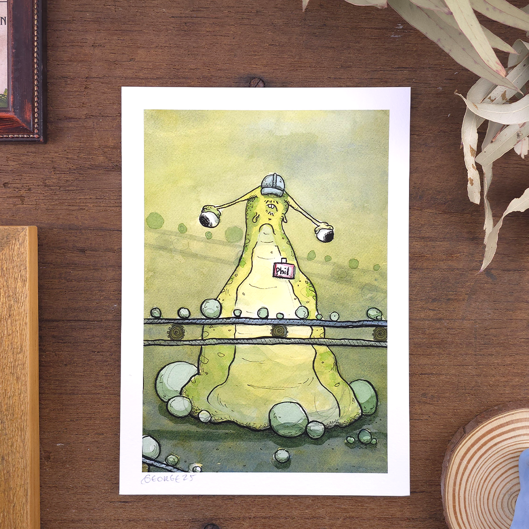 Phill the Frozen Pea Inspector Fine Art Print