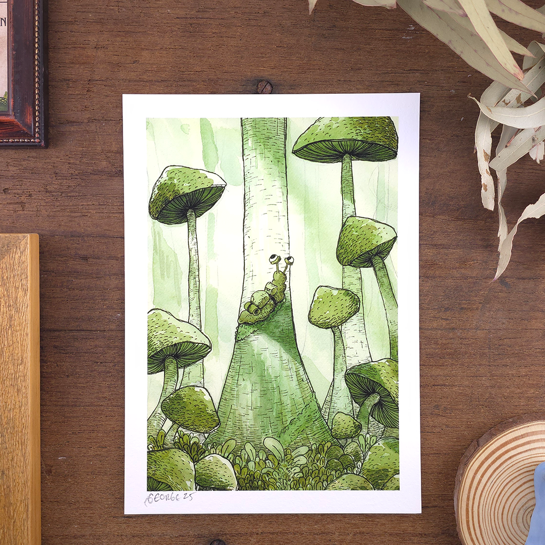The Traveller Fine Art Print