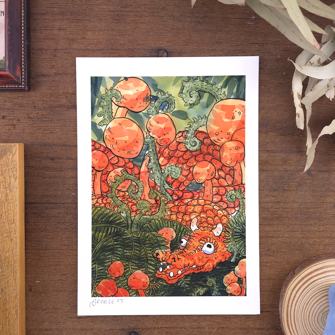 Forest Dragon Fine Art Print
