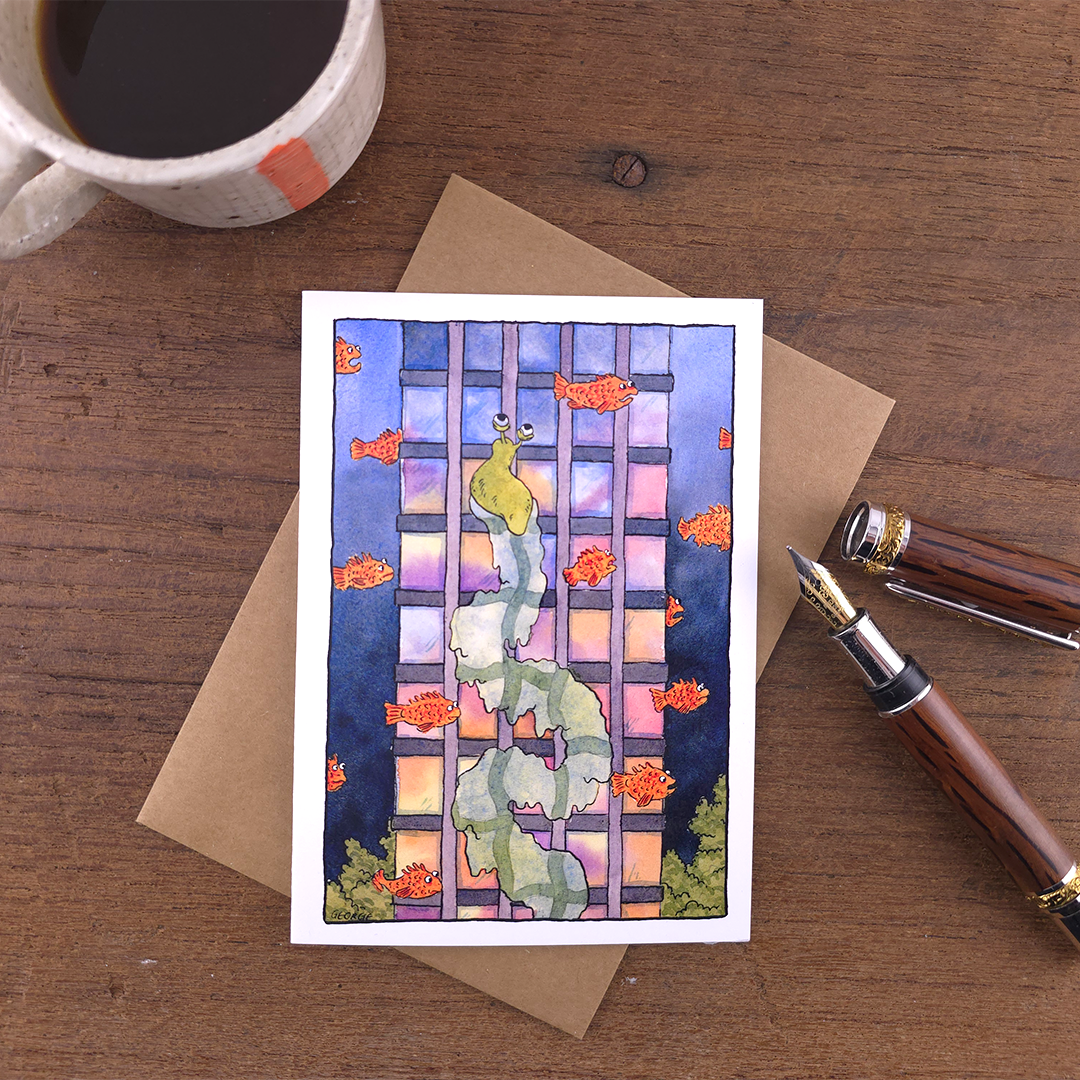 Slug Greeting Card Pack