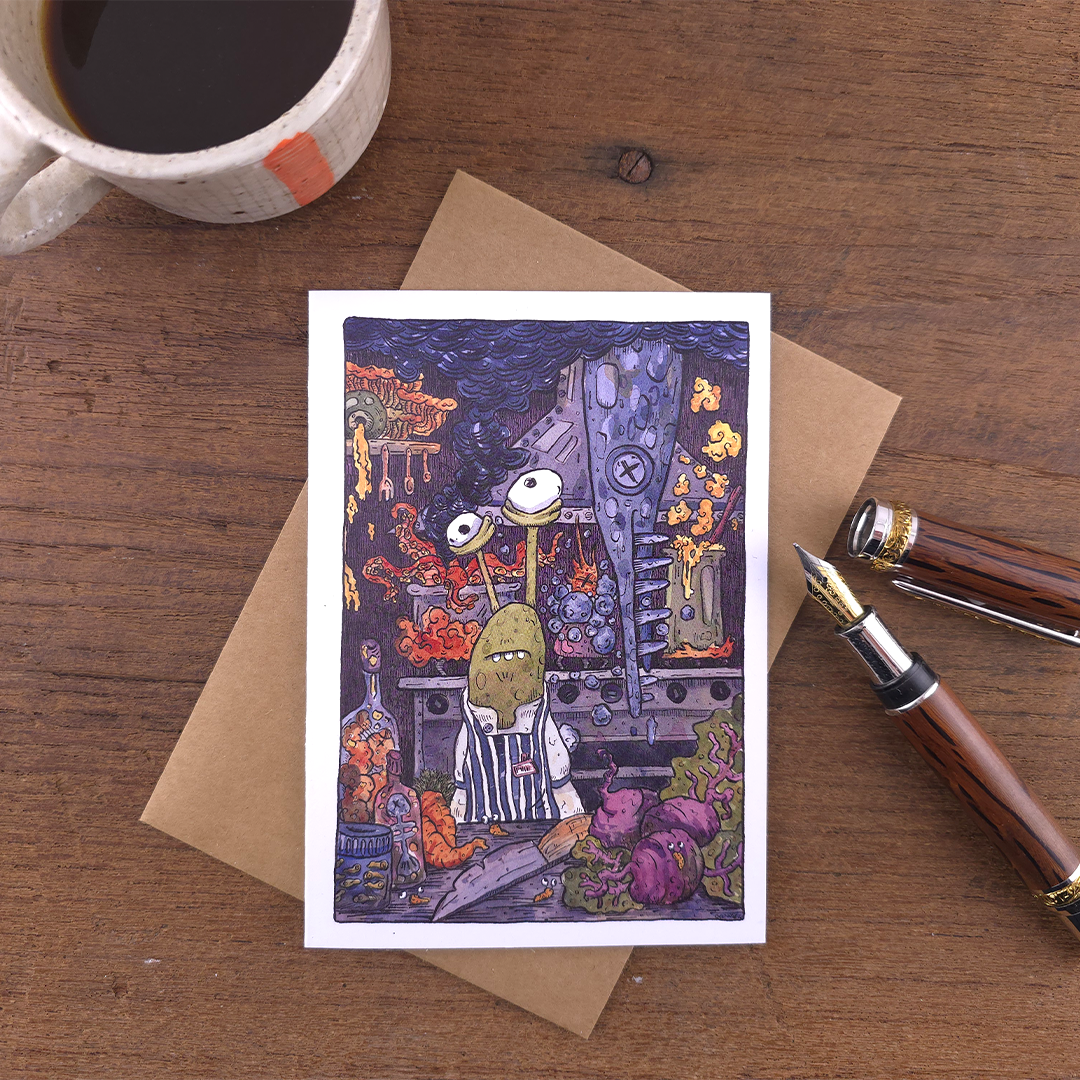 Slug Greeting Card Pack