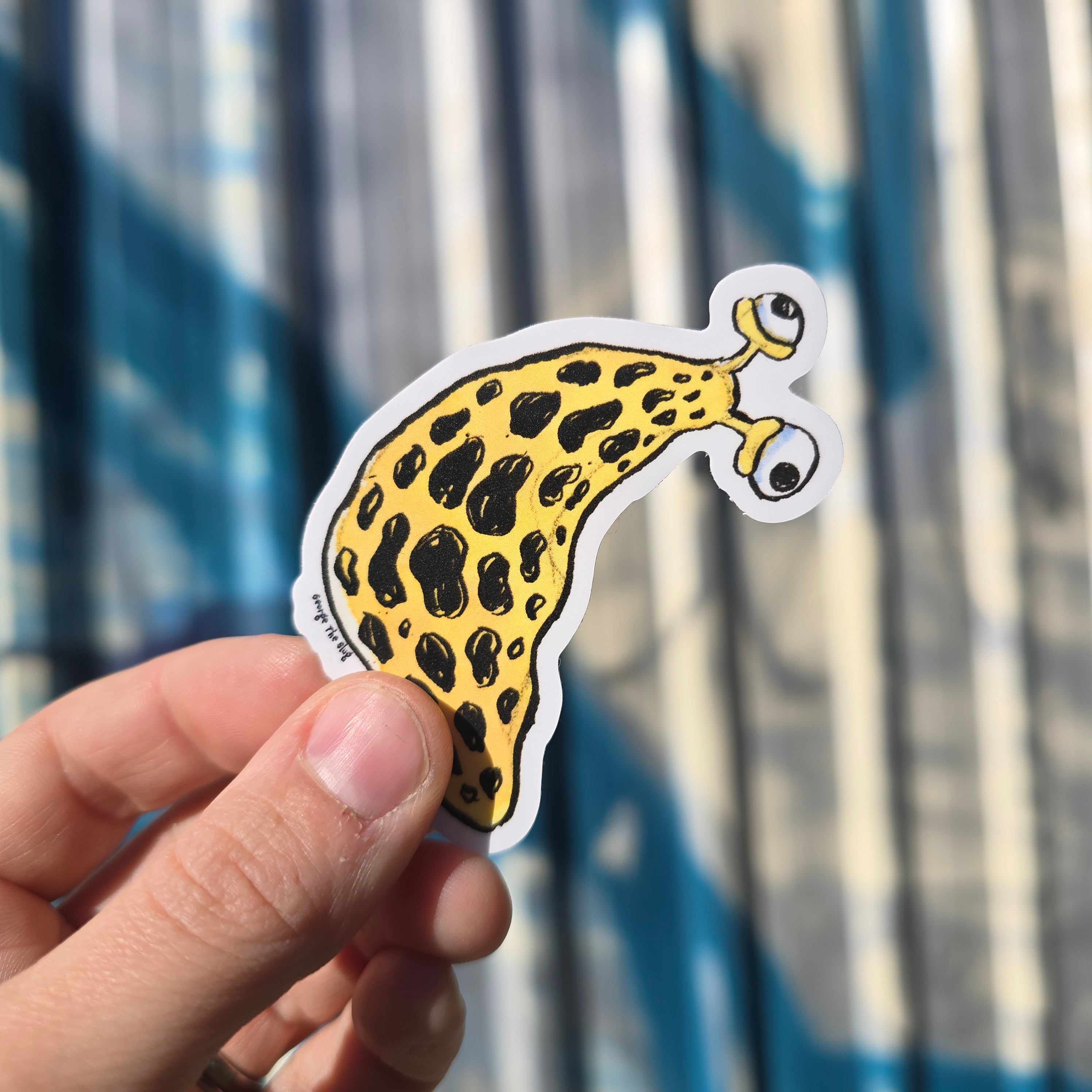 Banana Slug Vinyl Sticker