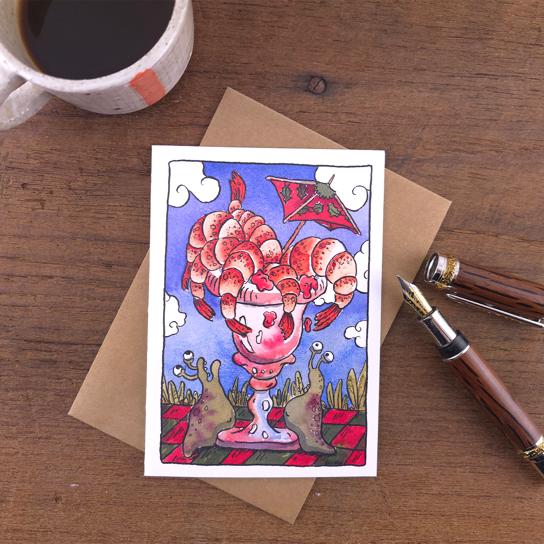 Christmas Card Prawn Cocktail