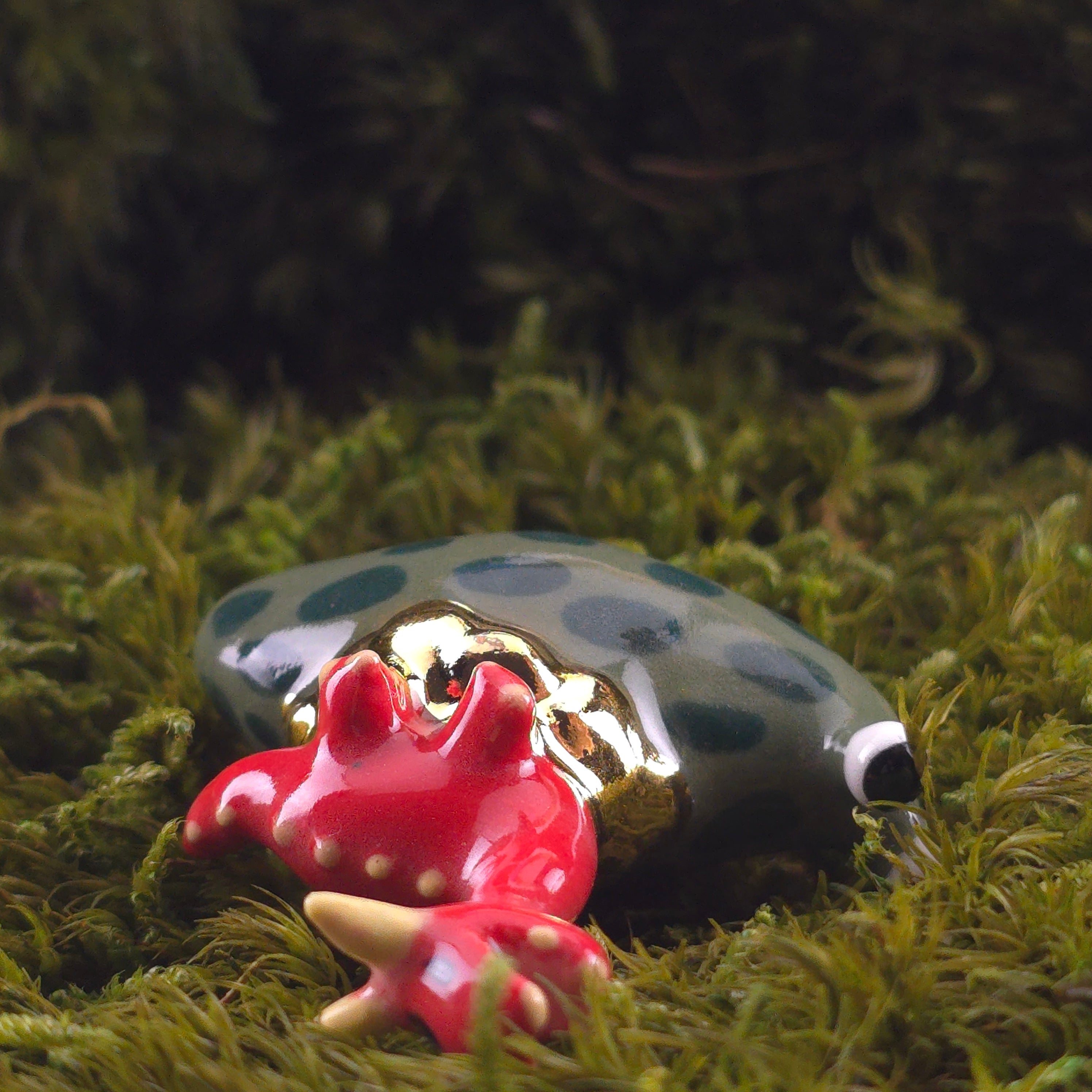 Ceramic Slug: Kit and Kitten