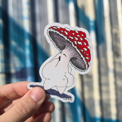 Cheeky vinyl Sticker