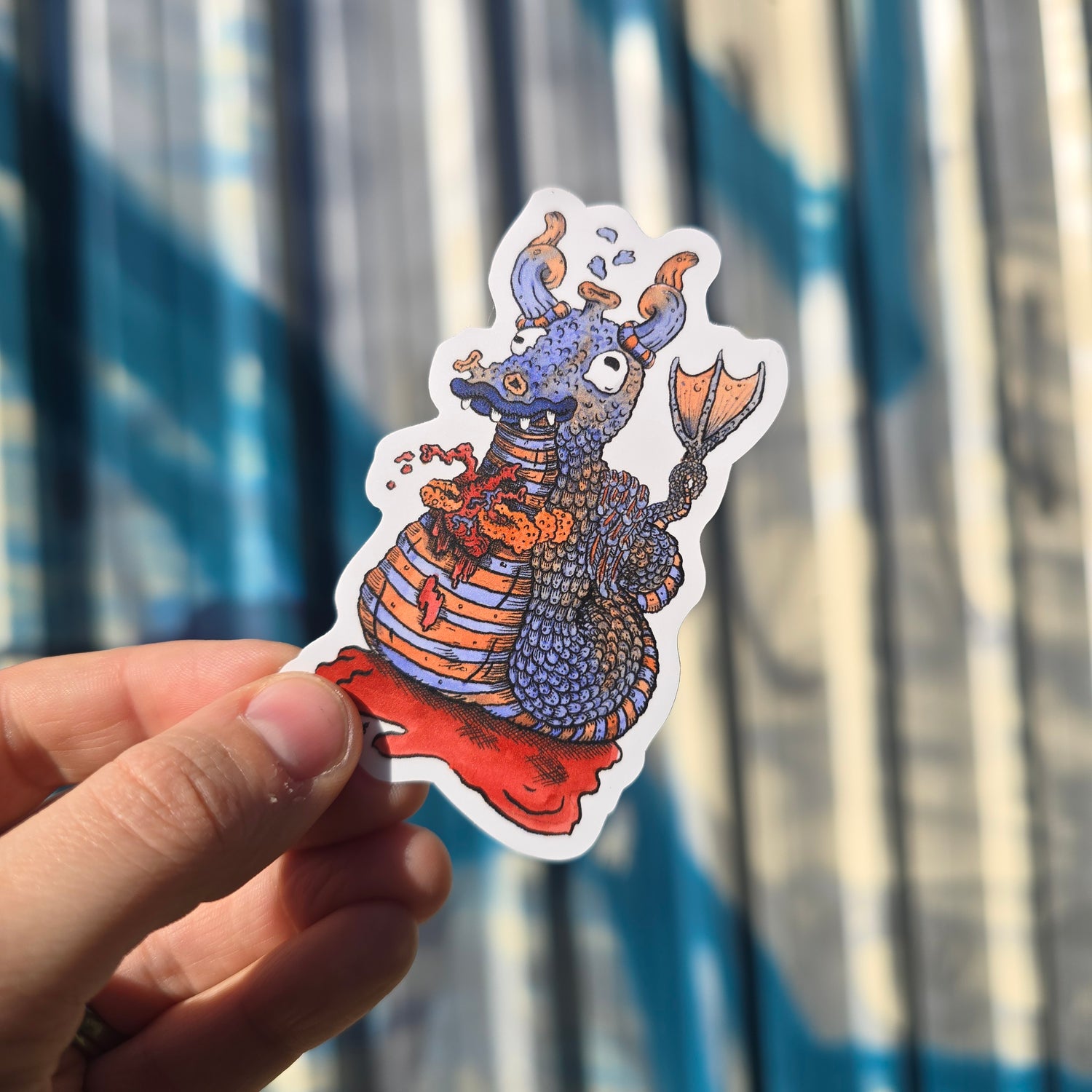 Dragon Heart Vinyl Sticker