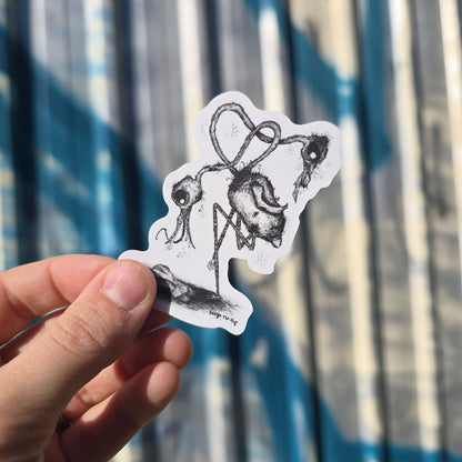 Dinner Time  Vinyl Sticker