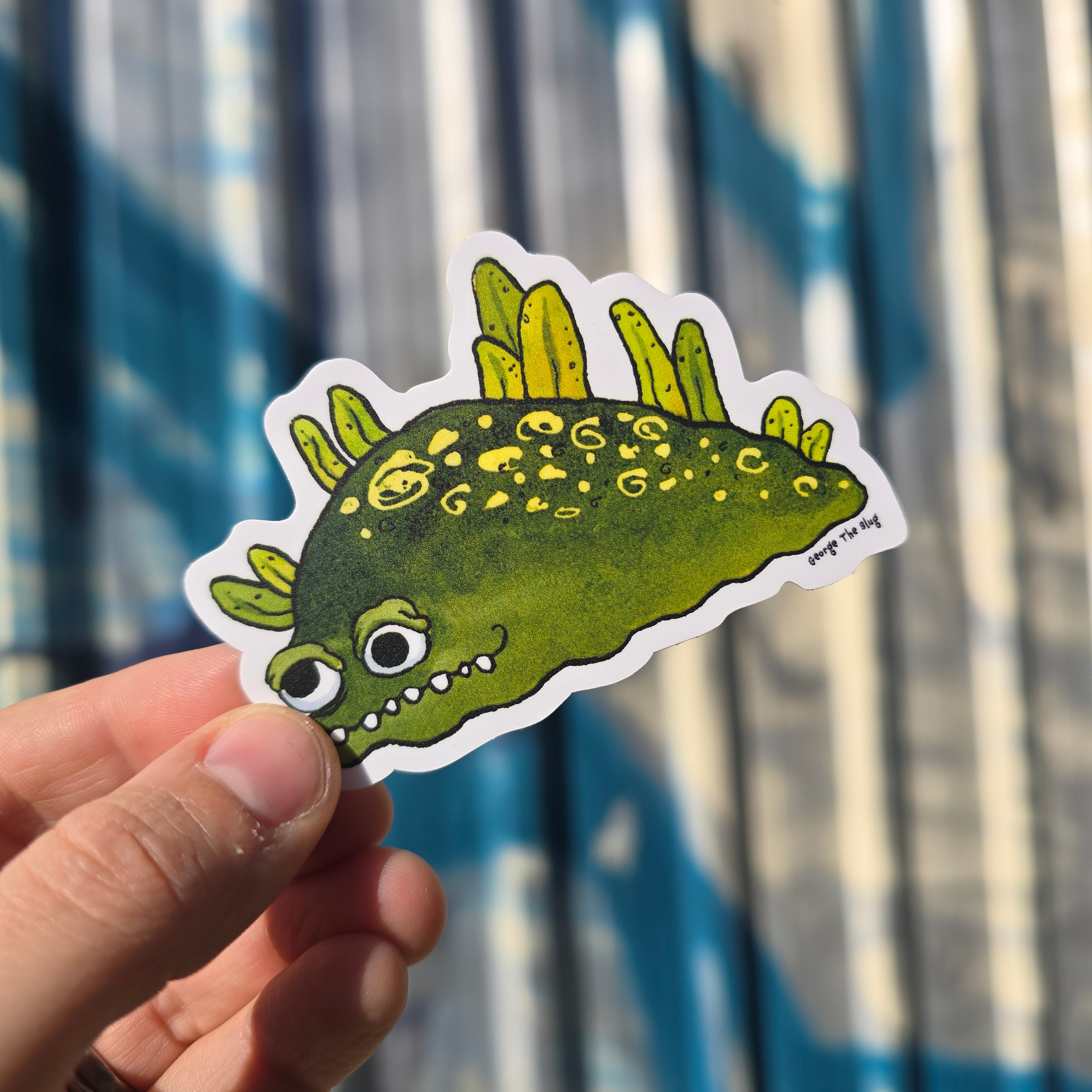 George The Slug  Vinyl Sticker