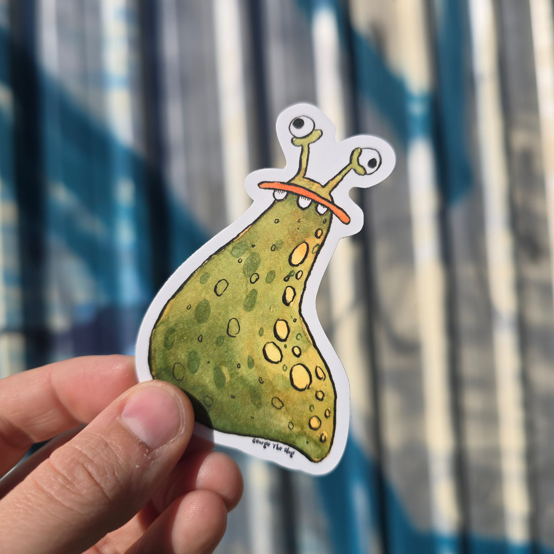 Slug with Teeth vinyl Sticker
