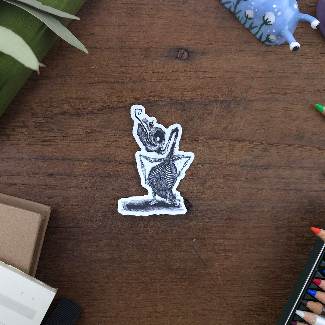 Inside Monster Sticker