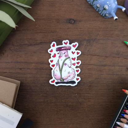 Mankini Mushroom Sticker
