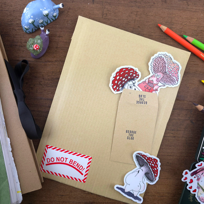 Mankini Mushroom Sticker