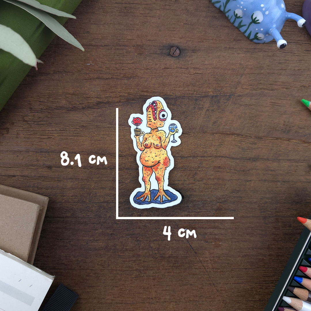Reverse Mermaid  Vinyl Sticker